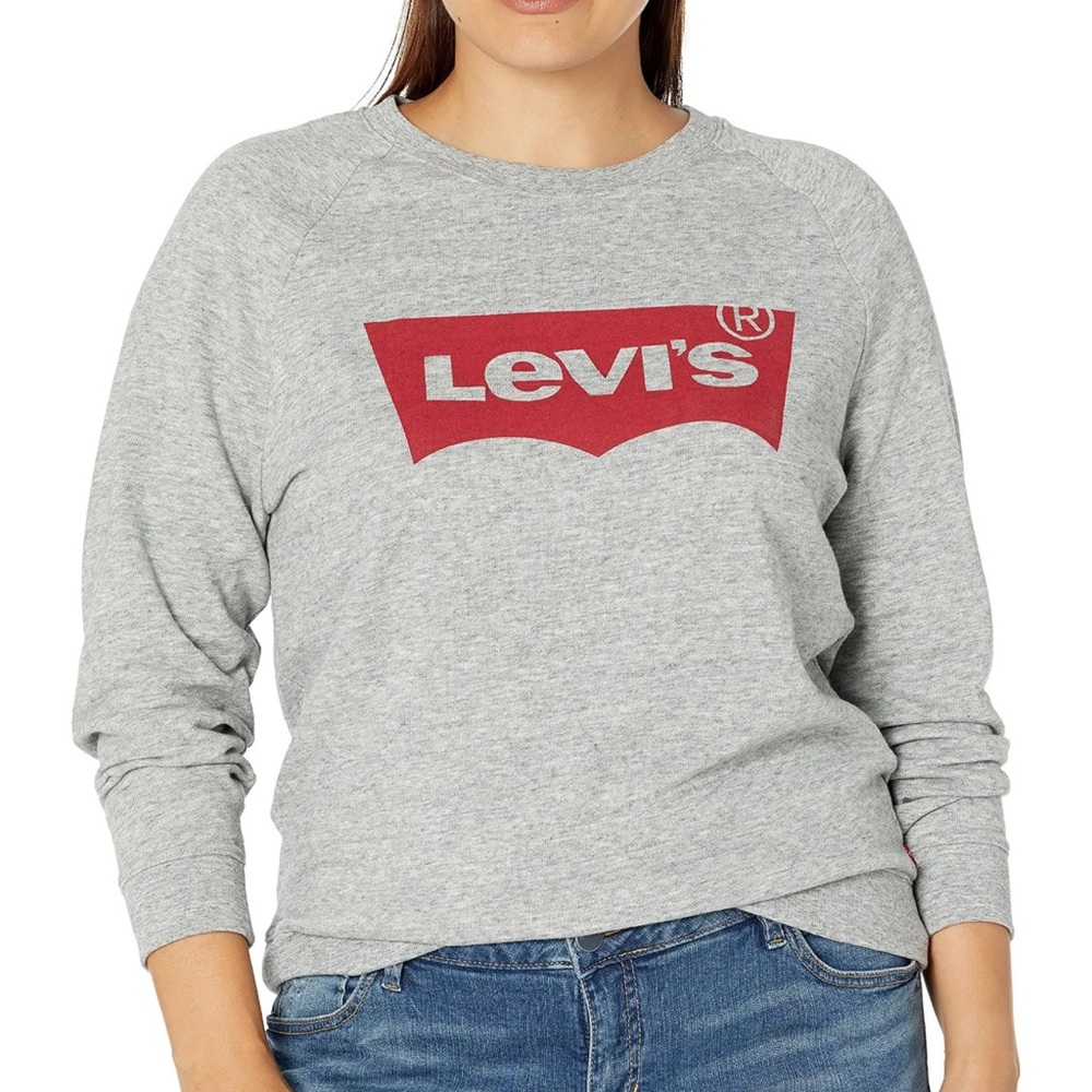 Levi's Women's Logo Relaxed Crewneck Sweatshirt